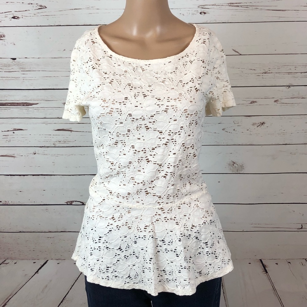 Velvet by Graham and Spencer Ruthie Peplum Top